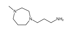 1H-1,4-Diazepine-1-propanamine, hexahydro-4-methyl Structure