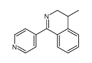 4-methyl-1-pyridin-4-yl-3,4-dihydroisoquinoline结构式