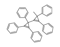 3-methyl-1-(1,2,3-triphenyl-2-cyclopropen-1-yl)-2,3-diphenylcyclopropene结构式