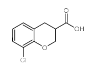 8-CHLOROCHROMAN-3-CARBOXYLIC ACID结构式