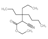 ethyl 2-cyano-3,3-dipropyl-heptanoate结构式