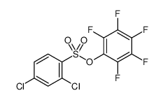 PENTAFLUOROPHENYL 2,4-DICHLORO-BENZENESULFONATE结构式