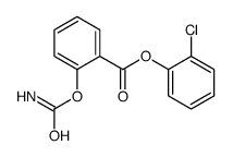 (2-chlorophenyl) 2-carbamoyloxybenzoate Structure