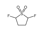 2,5-difluorothiolane 1,1-dioxide Structure