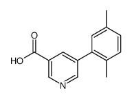 5-(2,5-dimethylphenyl)pyridine-3-carboxylic acid结构式
