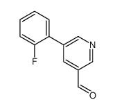 5-(2-FLUOROPHENYL)NICOTINALDEHYDE structure