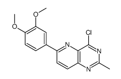 4-chloro-6-(3,4-dimethoxyphenyl)-2-methylpyrido[3,2-d]pyrimidine Structure