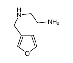 N'-(furan-3-ylmethyl)ethane-1,2-diamine结构式