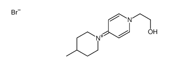 2-[4-(4-methylpiperidin-1-yl)pyridin-1-ium-1-yl]ethanol,bromide Structure