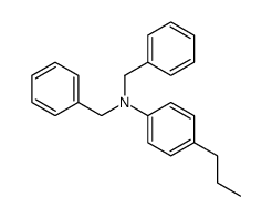 N,N-dibenzyl-4-propylaniline Structure