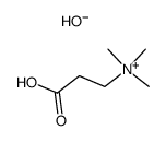 (2-carboxy-ethyl)-trimethyl-ammonium, hydroxide结构式