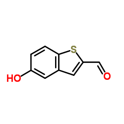 5-Hydroxy-1-benzothiophene-2-carbaldehyde结构式