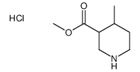 methyl 4-methylpiperidine-3-carboxylate,hydrochloride Structure