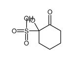 1-hydroxy-2-oxocyclohexane-1-sulfonic acid结构式