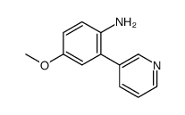 4-methoxy-2-pyridin-3-ylaniline结构式