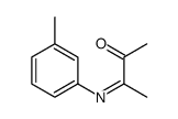 3-(3-methylphenyl)iminobutan-2-one Structure