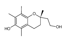 (S)-2,5,7,8-tetramethyl-6-hydroxy-2-(2-hydroxyethyl)-chroman结构式
