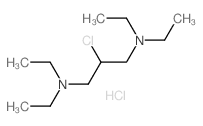 2-Chloro-N,N,N,N-tetraethylpropane-1,3-diamine monohydrochloride结构式