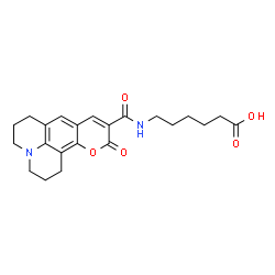 Coumarin 343 X carboxylic acid structure