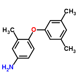 4-(3,5-Dimethylphenoxy)-3-methylaniline结构式