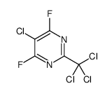 Pyrimidine, 5-chloro-4,6-difluoro-2-(trichloromethyl)-结构式