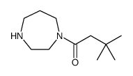1-Butanone, 1-(hexahydro-1H-1,4-diazepin-1-yl)-3,3-dimethyl Structure