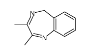 2,3-dimethyl-5H-1,4-benzodiazepine Structure