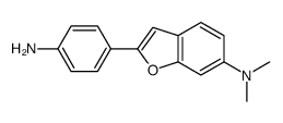 2-(4-aminophenyl)-N,N-dimethyl-1-benzofuran-6-amine Structure