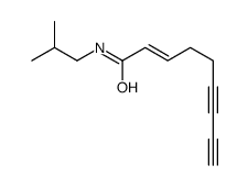 N-(2-methylpropyl)non-2-en-6,8-diynamide结构式