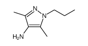 1H-Pyrazol-4-amine, 3,5-dimethyl-1-propyl结构式