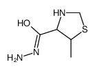 5-Methyl-1,3-thiazolidine-4-carbohydrazide结构式