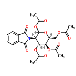 1,3,4,6-TETRA-O-ACETYL-2-DEOXY-2-PHTHALIMIDO-BETA-D-GLUCOPYRANOSE Structure
