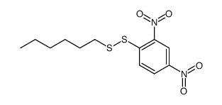 (2,4-dinitro-phenyl)-hexyl disulfide结构式