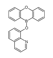 8-phenoxaborin-10-yloxy-quinoline结构式