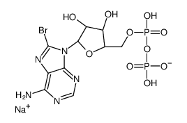 8-BROMOADENOSINE 5'-DIPHOSPHATE SODIUM structure