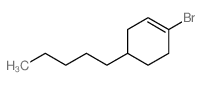 1-Bromo-4-pentylcyclohex-1-ene Structure