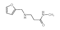 3-[(2-Furylmethyl)amino]-N-methylpropanamide结构式