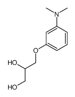 1,2-Propanediol, 3-(m-(dimethylamino)phenoxy)- structure