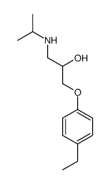 1-(4-ethylphenoxy)-3-(propan-2-ylamino)propan-2-ol Structure