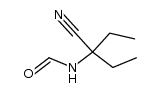 1-ethyl-1-(formylamino)propyl cyanide Structure