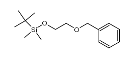 (2-(benzyloxy)ethoxy)(tert-butyl)dimethylsilane Structure