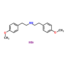 2-(4-Methoxyphenyl)-N-[2-(4-methoxyphenyl)ethyl]ethanamine hydrobromide (1:1)结构式