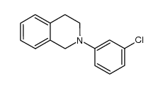 2-(3-chlorophenyl)-1,2,3,4-tetrahydroisoquinoline结构式