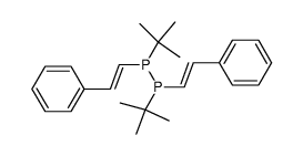 1,2-Di-tert-butyl-1,2-distyryldiphosphan Structure