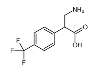 3-amino-2-[4-(trifluoromethyl)phenyl]propanoic acid Structure