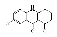 7-chloro-2,3,4,10-tetrahydroacridine-1,9-dione Structure