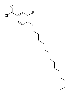 3-fluoro-4-tetradecoxybenzoyl chloride结构式