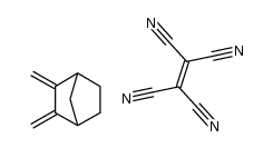 ethene-1,1,2,2-tetracarbonitrile compound with 2,3-dimethylenebicyclo[2.2.1]heptane (1:1)结构式