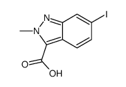 6-iodo-2-methylindazole-3-carboxylic acid Structure