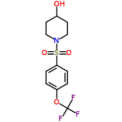 1-(4-(Trifluoromethoxy)phenylsulfonyl)piperidin-4-ol Structure